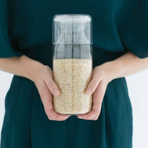 Купить Банка Brabantia пластиковая, с мерным стаканом, прозрачный 1,3 л по низкой цене