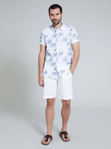 Купить Рубашка Piazza Italia белая по низкой цене