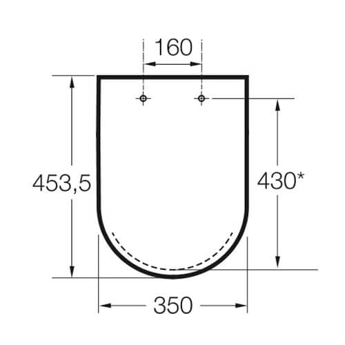 Купить Крышка-сиденье Roca The Gap (SoftClose) 801472004 по низкой цене
