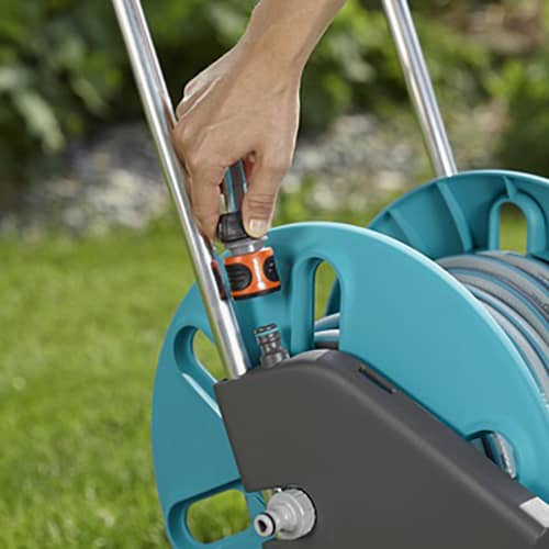 Купить Тележка для шланга Gardena AquaRoll M Easy 1/2 60 м и 3/4 35 м по низкой цене
