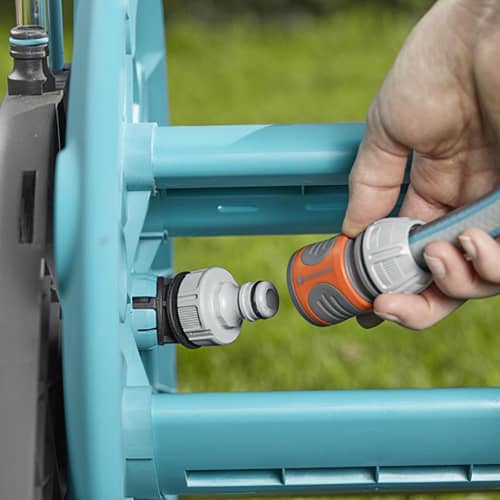 Купить Тележка для шланга Gardena AquaRoll M Easy 1/2 60 м и 3/4 35 м по низкой цене