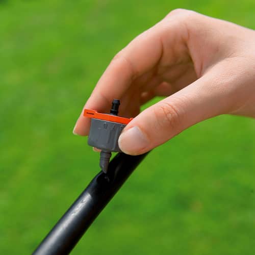 Купить Капельница концевая регулируемая от 1 до 8 л/ч уравнивающая давление 5 шт Gardena по низкой цене