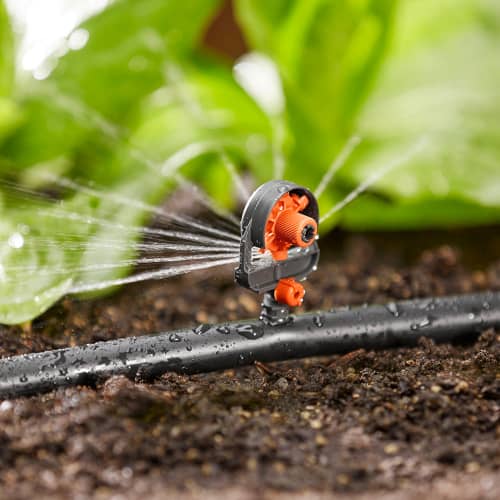 Купить Микродождеватель шестипозиционный регулируемая дальность полива 2 шт Gardena по низкой цене
