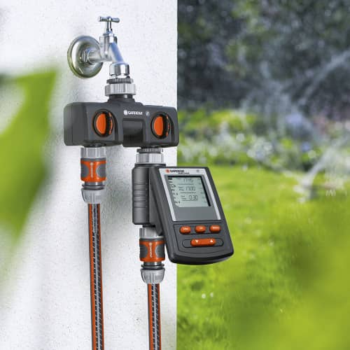 Купить Распределитель воды Gardena 2-х канальный по низкой цене