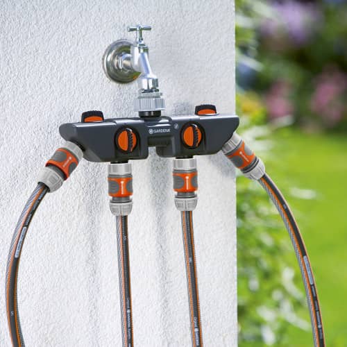 Купить Распределитель воды Gardena 4-х канальный по низкой цене