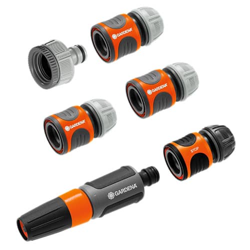 Купить Катушка Gardena Classic 50 со шлангом 20 м + фитинги по низкой цене