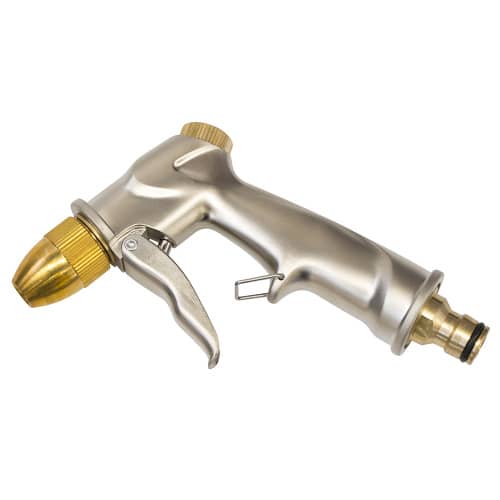 Купить Шланг садовый DORN растягивающийся от 7 до 22 м + пистолет распылитель латунь по низкой цене