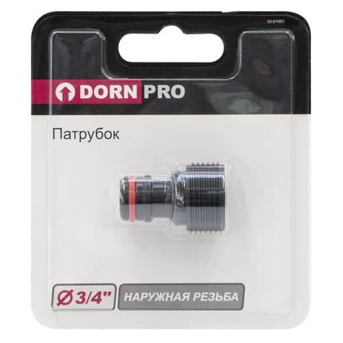 Купить Патрубок DORN PRO наружная резьба 3/4 по низкой цене