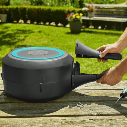 Купить Катушка Gardena на колышке со шлангом автоматическая 1/2 20 м по низкой цене