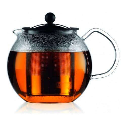 Купить Чайник BODUM Assam заварочный с металлическим прессом, хром, 1,5 л по низкой цене