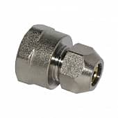 Купить Переходник с обжимной цангой 1/2" x 3/8" В-Н на 10 мм по низкой цене