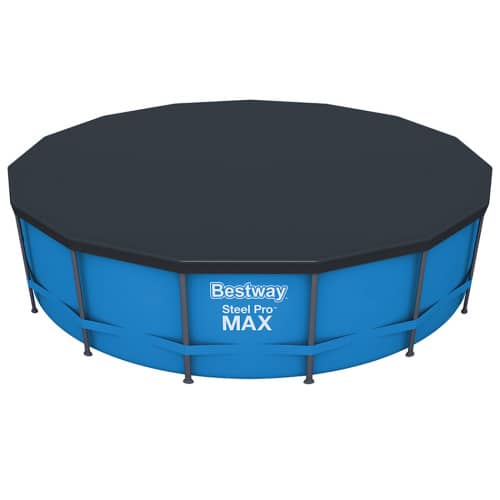 Купить Бассейн каркасный Bestway 457х122 см фильтр-насос 3028 л/ч, тент, лестница по низкой цене
