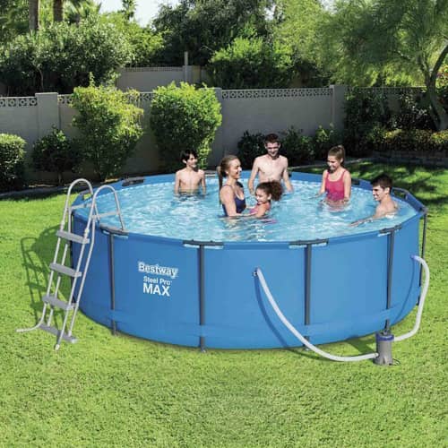 Купить Бассейн каркасный Bestway 366х100 см в комплекте с фильтр-насосом и лестницей по низкой цене