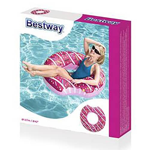 Купить Круг надувной Bestway Пончик d107 см микс по низкой цене