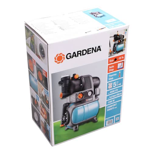 Купить Насосная станция Gardena 5000/5, 1100 Вт, 4500 л/час, напор 50 м по низкой цене