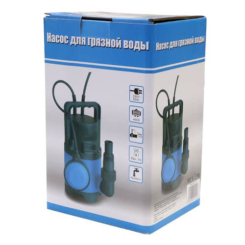 Купить Насос погружной для грязной воды 400 Вт 8000 л/час напор 6 м по низкой цене