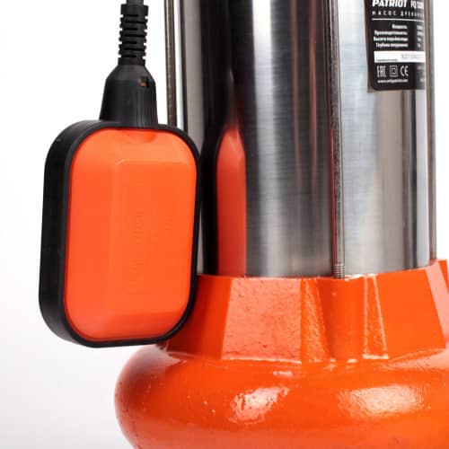 Купить Насос погружной фекальный Patriot 1200 Вт, 18000 л/час, напор 8 м с ножами по низкой цене