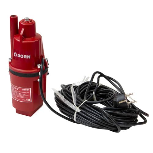 Купить Вибрационный насос DORN 300 Вт, 1020 л/час, напор 68 м, кабель 20 м по низкой цене