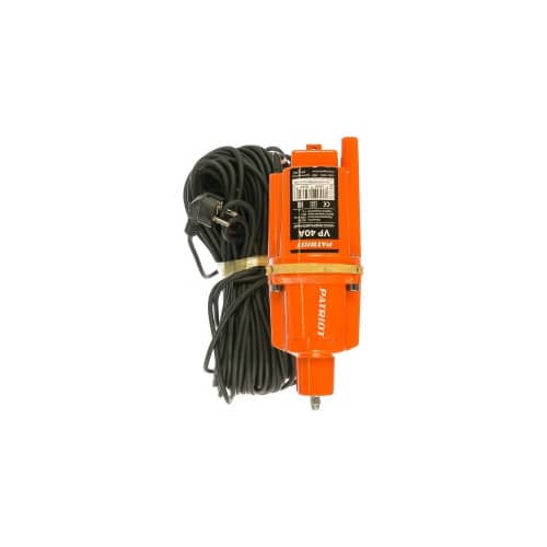 Купить Насос вибрационный Patriot VP40В 250 Вт напор 60 м по низкой цене