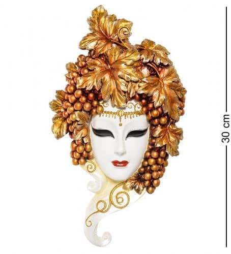 Купить Панно Veronese Венецианская маска Виноград WS-354 по низкой цене