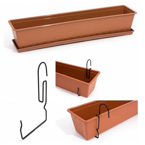 Купить Держатель для балконного ящика металлический Agrohang Prosperplast по низкой цене