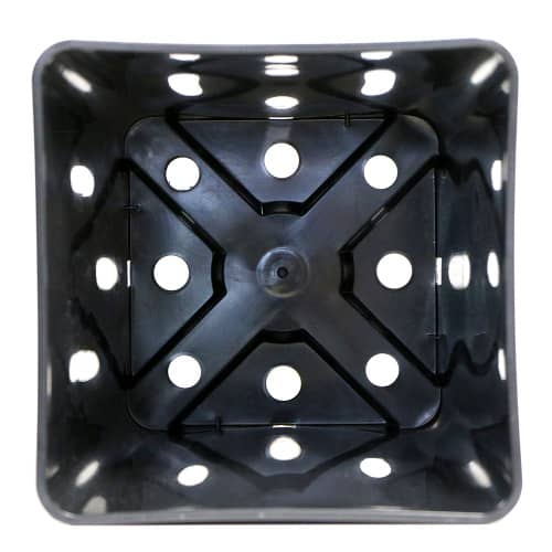 Купить Горшок пластиковый технологический черный 16х16 см 3,5 л для туб по низкой цене