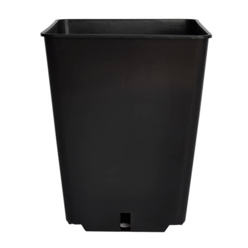 Купить Горшок пластиковый технологический черный 16х16 см 3,5 л для туб по низкой цене