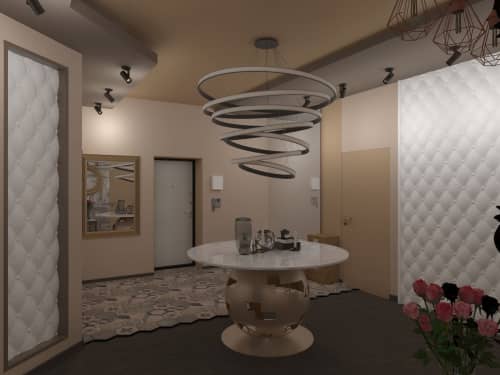 3D панель стеновая Relieffo Lounge 060 из пенополиуретана 600x600x30 мм