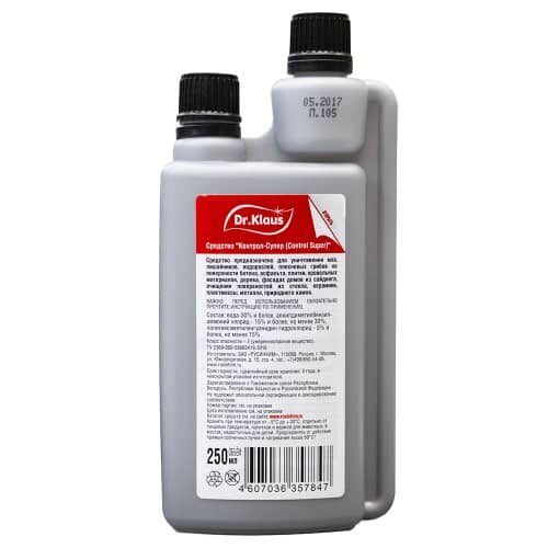 Купить Концентрат от мха плесневых грибов лишайников Dr.Klaus 250 мл по низкой цене