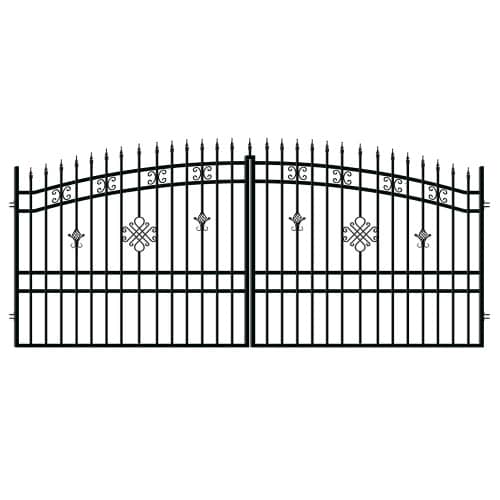 Купить Ворота распашные Polargos Greta lux 1,75х4 м по низкой цене