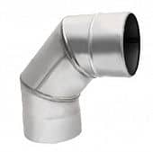 Купить Колено Eco Flue для дымохода нержавеющая сталь 1 мм D115 мм угол 90 градусов по низкой цене