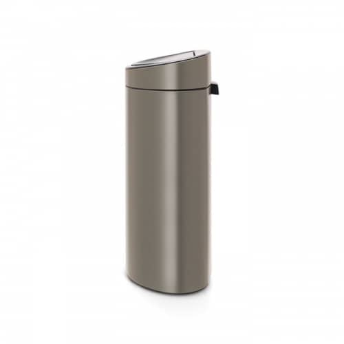Купить Бак Brabantia Touch Bin New мусорный, платиновый, 40 л по низкой цене