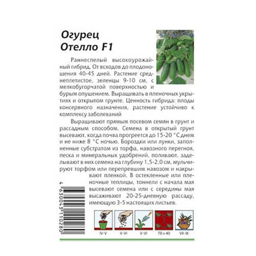 Купить Огурец Отело F1 0,3 г по низкой цене