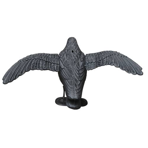 Купить Фигура садовая подвесная Ворон 36х60х23 см пластик по низкой цене