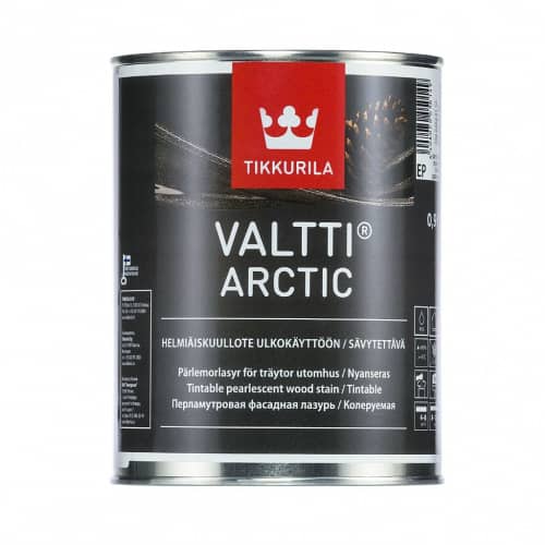Купить Масло-лазурь Tikkurila Valtti Arctic фасадная перламутровая 0,9 л по низкой цене