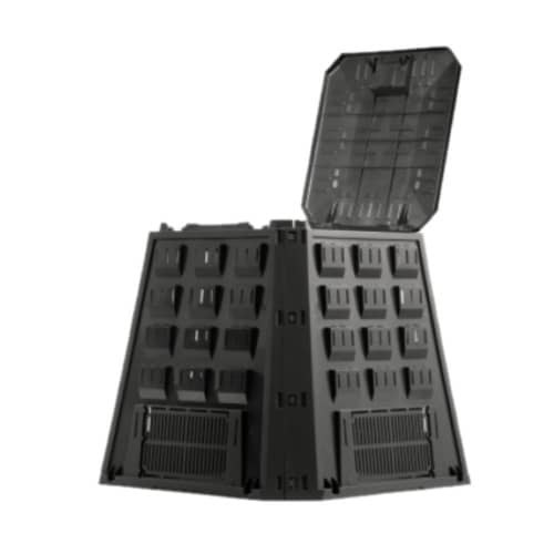 Купить Компостер садовый 80x88,5х88,5 см 400 л с крышкой по низкой цене
