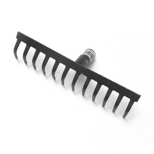 Купить Грабли прямые 12 зубьев без черенка по низкой цене