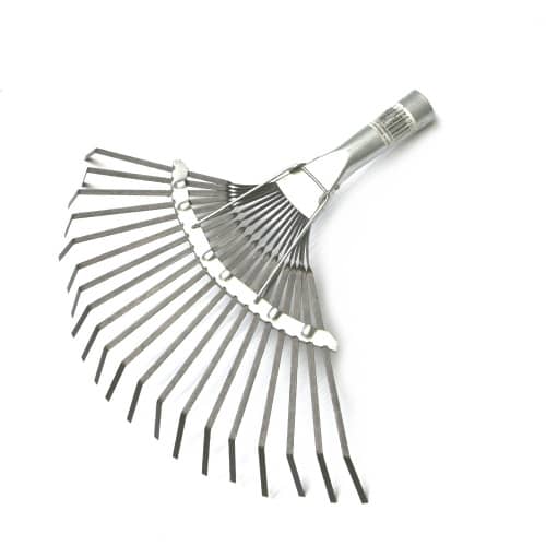 Купить Грабли веерные пластинчатые 39 см без черенка 00-00000144 по низкой цене