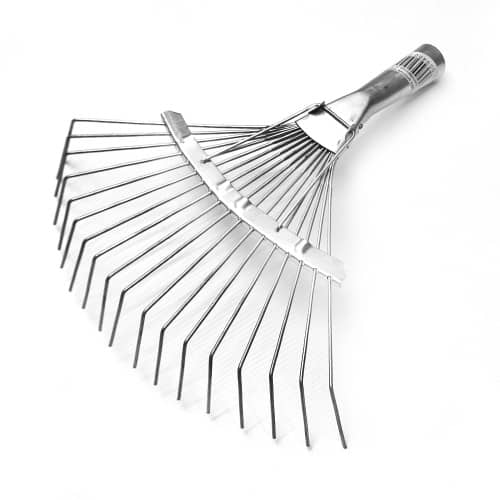 Купить Грабли веерные проволочные 34 см без черенка 00-00000143 по низкой цене