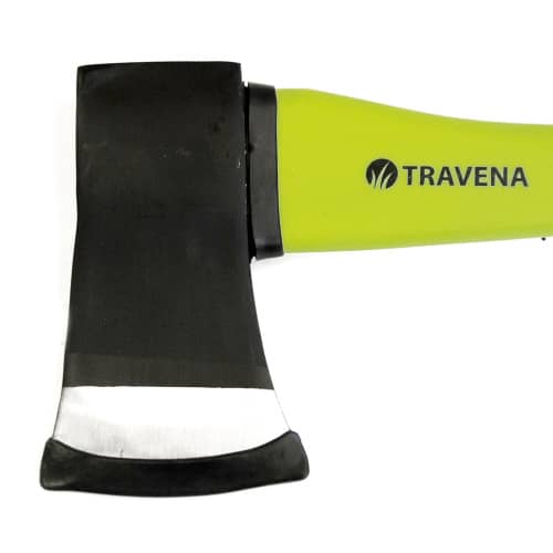 Купить Топор TRAVENA 0,8 кг фиберглассовая рукоятка по низкой цене