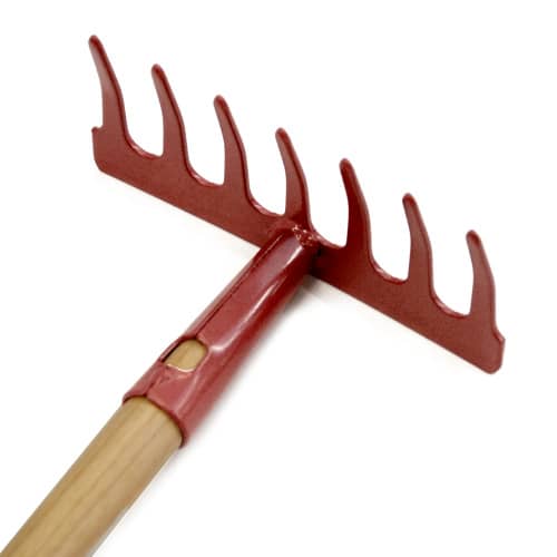 Купить Грабли детские с деревянным черенком по низкой цене