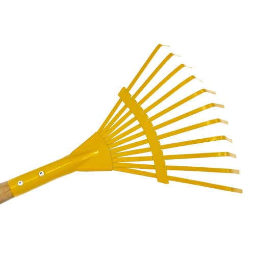 Купить Грабли веерные детские с деревянным черенком по низкой цене