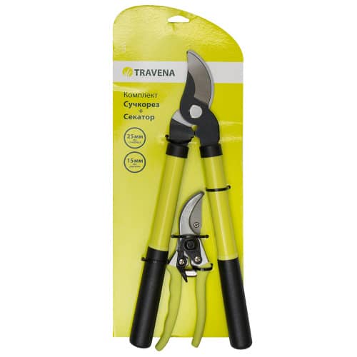 Купить Комплект секаторов TRAVENA для сухих и свежих веток по низкой цене