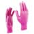 Купить Перчатки садовые с ПВХ точкой розовая фуксия размер L по низкой цене