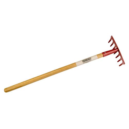 Купить Грабли детские с деревянным черенком по низкой цене