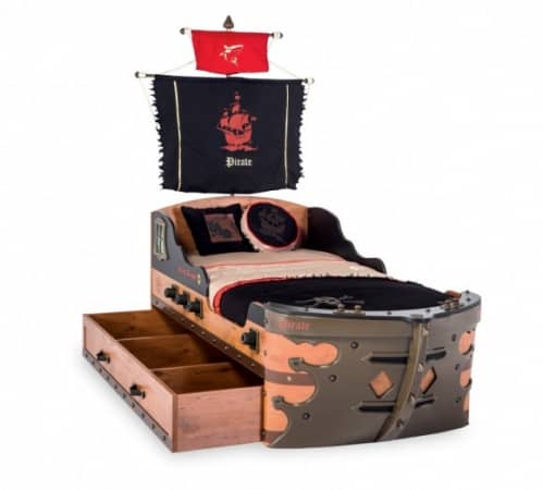 Купить Кровать-корабль Cilek Pirate, 90х195 см по низкой цене