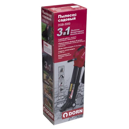 Купить Пылесос-воздуходувка DORN DGB 3000, 3000 Вт по низкой цене