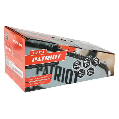 Купить Пила электрическая цепная Patriot ESP 1614, 1500 Вт по низкой цене