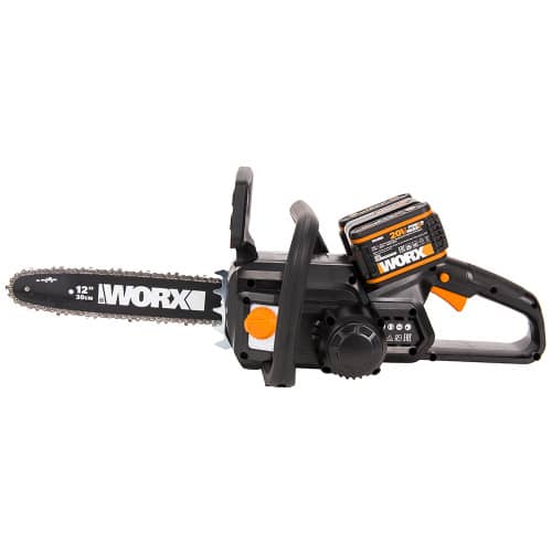Купить Пила цепная WORX WG381 аккумуляторная 40 В шина 12 30 см АКБ и ЗУ по низкой цене