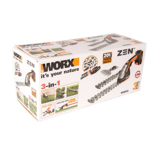 Купить Ножницы-кусторез WORX WG801E аккумуляторные 20 В по низкой цене